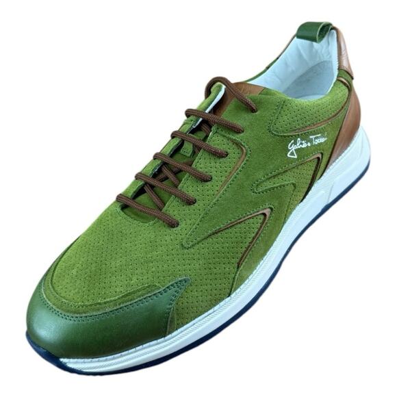 Galizio Torresi Men’s Designer Leather Casual Sneakers size 8.5-9|42 EU - Picture 6 of 9